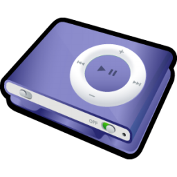 iPod Shuffle Purple Icon 256x256 png